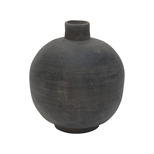 Artissance AM80641203 Pottery Round, 12 Inch Tall, Gray Vase (Décor) | Amazon (US)