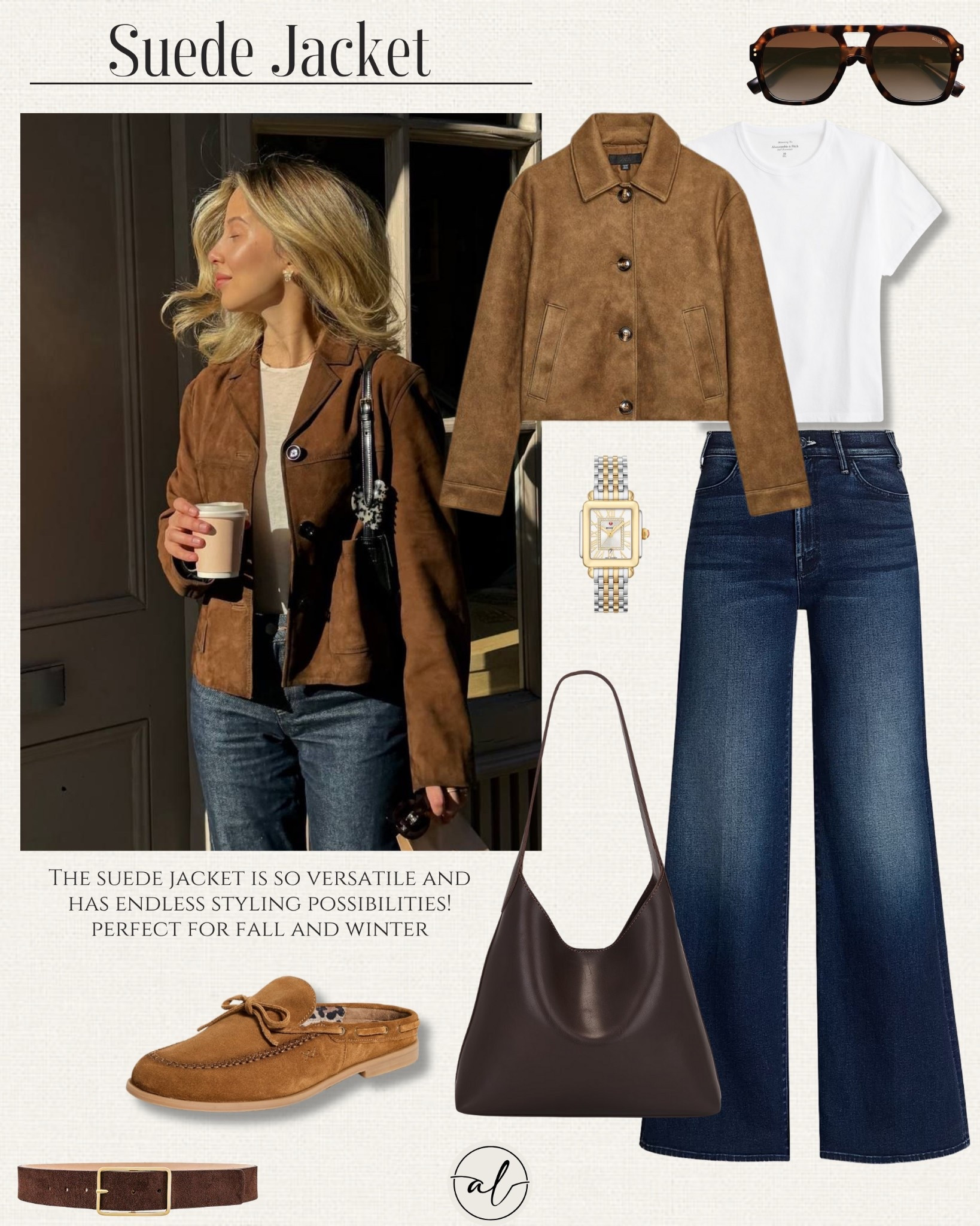 Fall wardrobe essentials: suede jacket 
The suede jacket is so versatile and has endless styling possibilities! Perfect for fall and winter 

#LTKU #LTKStyleTip #LTKSeasonal