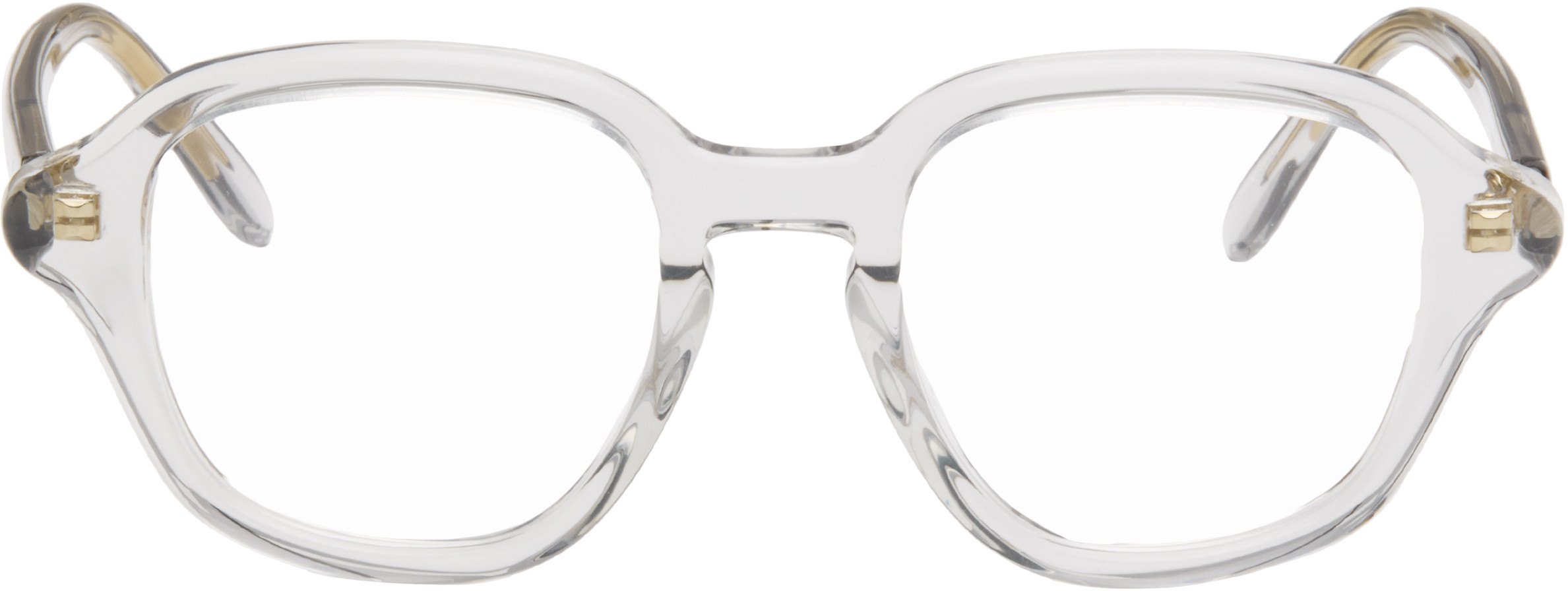 LOEWE Transparent Slim Glasses | SSENSE