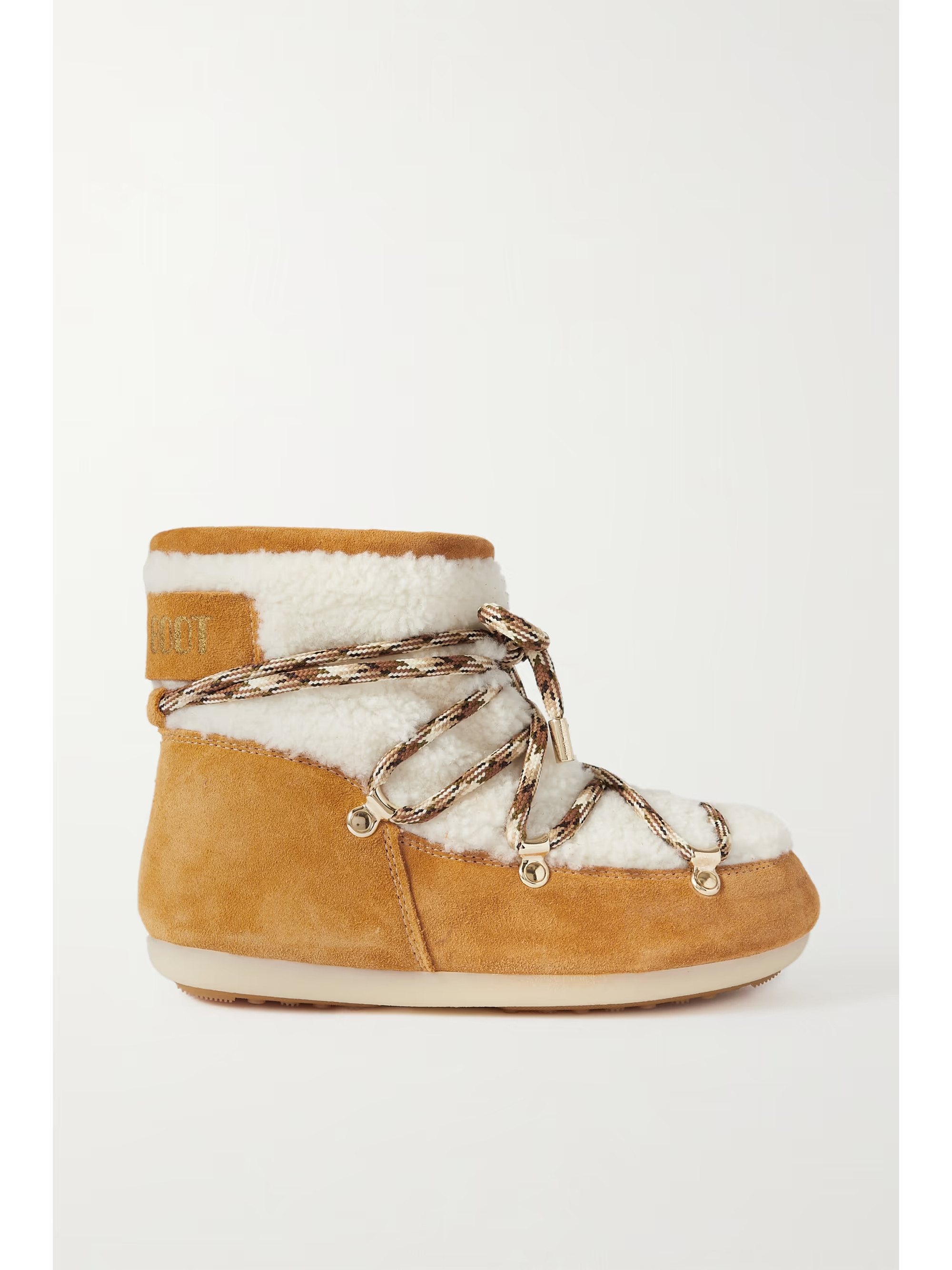 Shearling and suede snow boots | NET-A-PORTER (US)