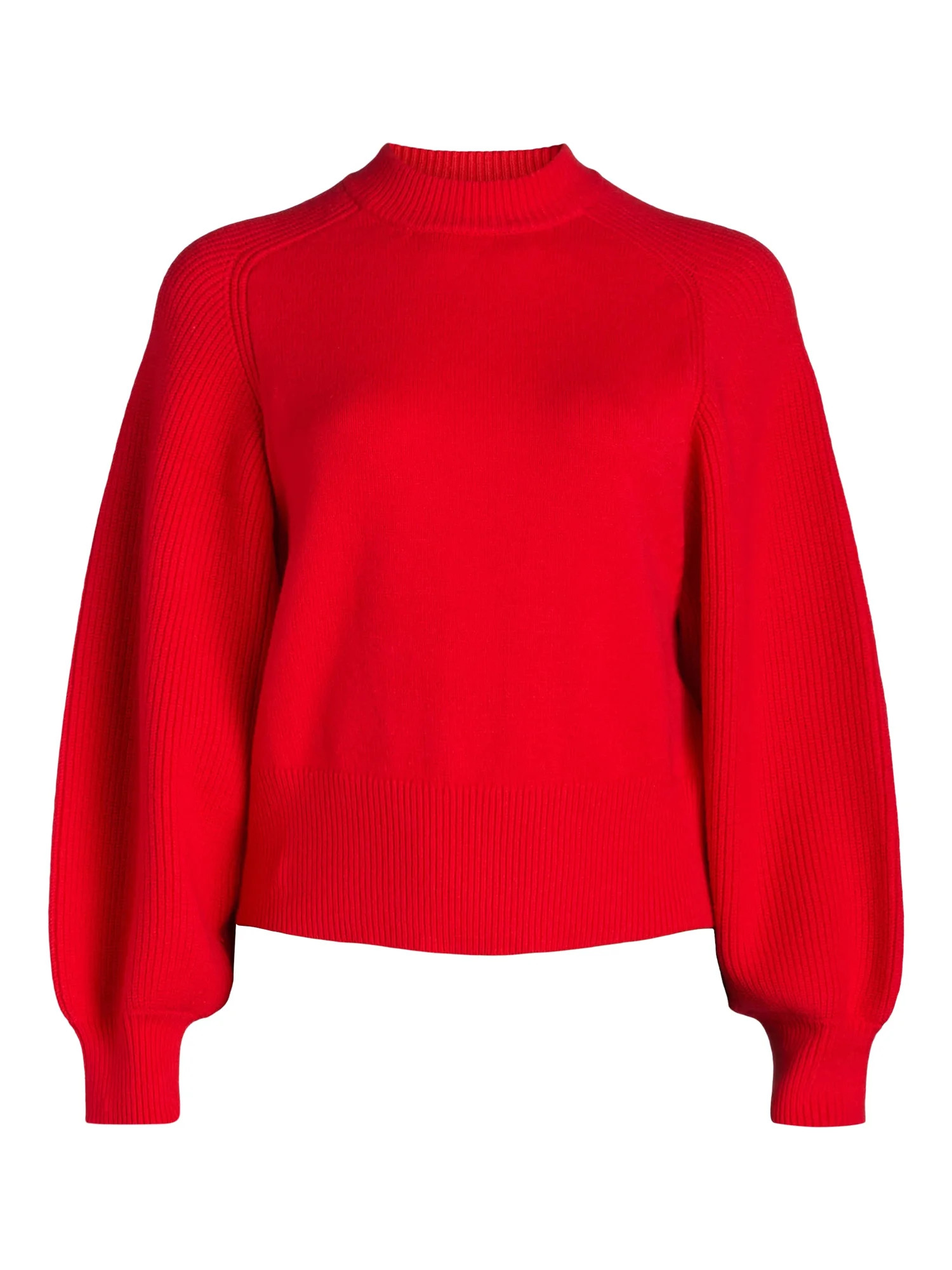 Scoop Women's Saddle Shoulder Sweater, Midweight, Sizes XS-XXL | Walmart (US)