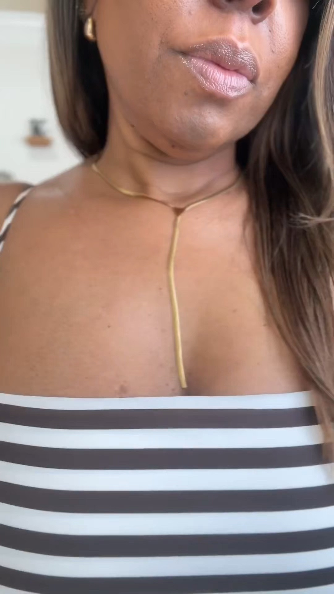 Elegant gold bangle stack and statement necklace. Perfect for layering and adding a timeless, polished look to any outfit.

#LTKOver40 #LTKMidsize #LTKBeauty