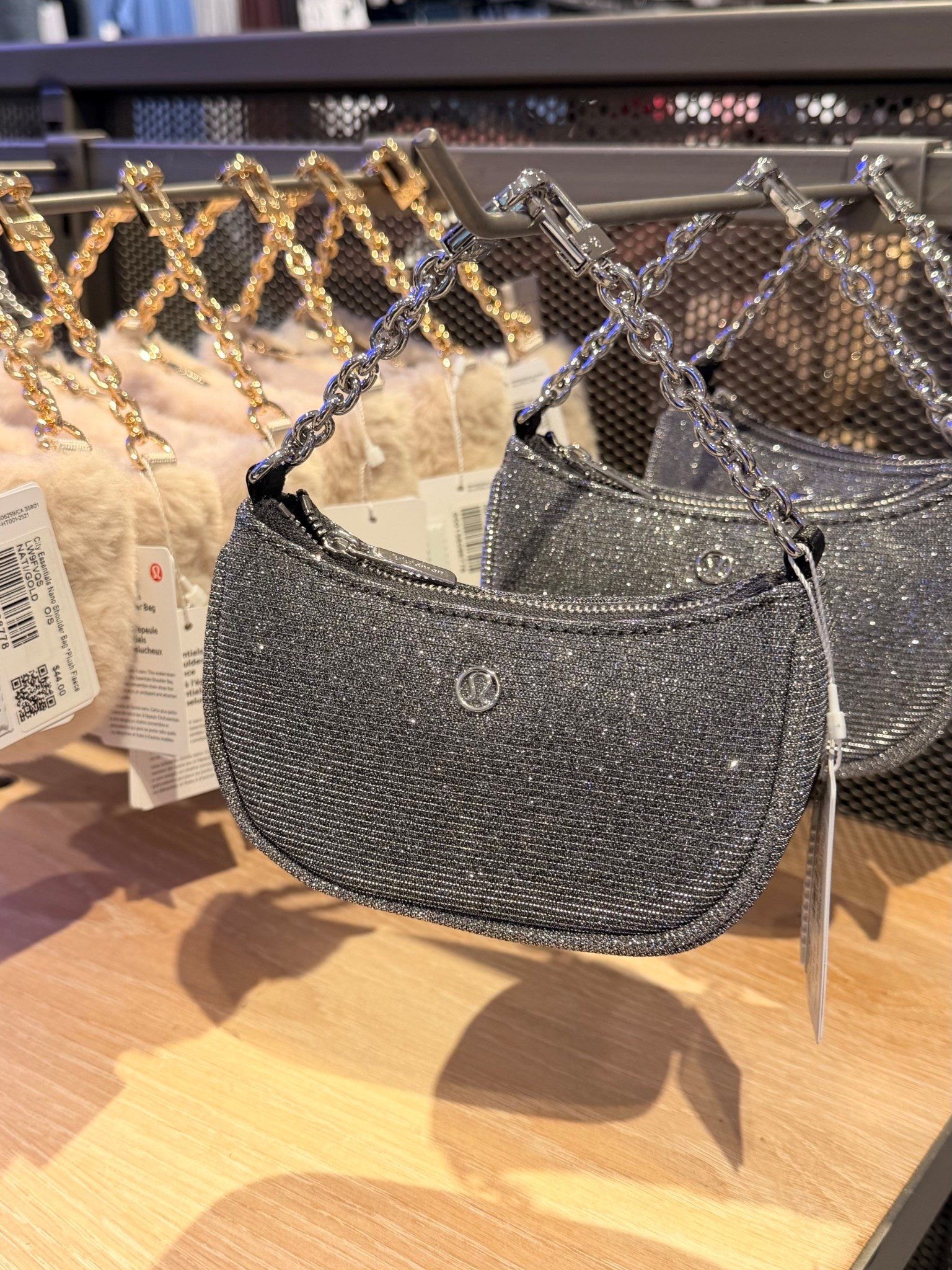 These cute glitter bags are part of Lululemon sale! 

Lululemon bag • silver bag • silver purse • NYE outfit 

#LTKootd #LTKFindsUnder50 #LTKSaleAlert