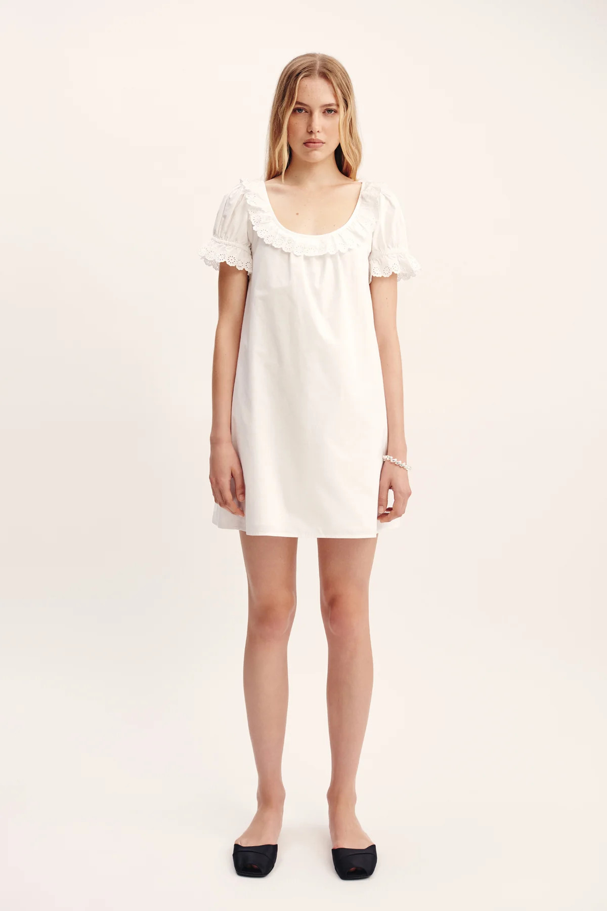 EZRA SHIFT DRESS - VINTAGE WHITE | POSSE (US)