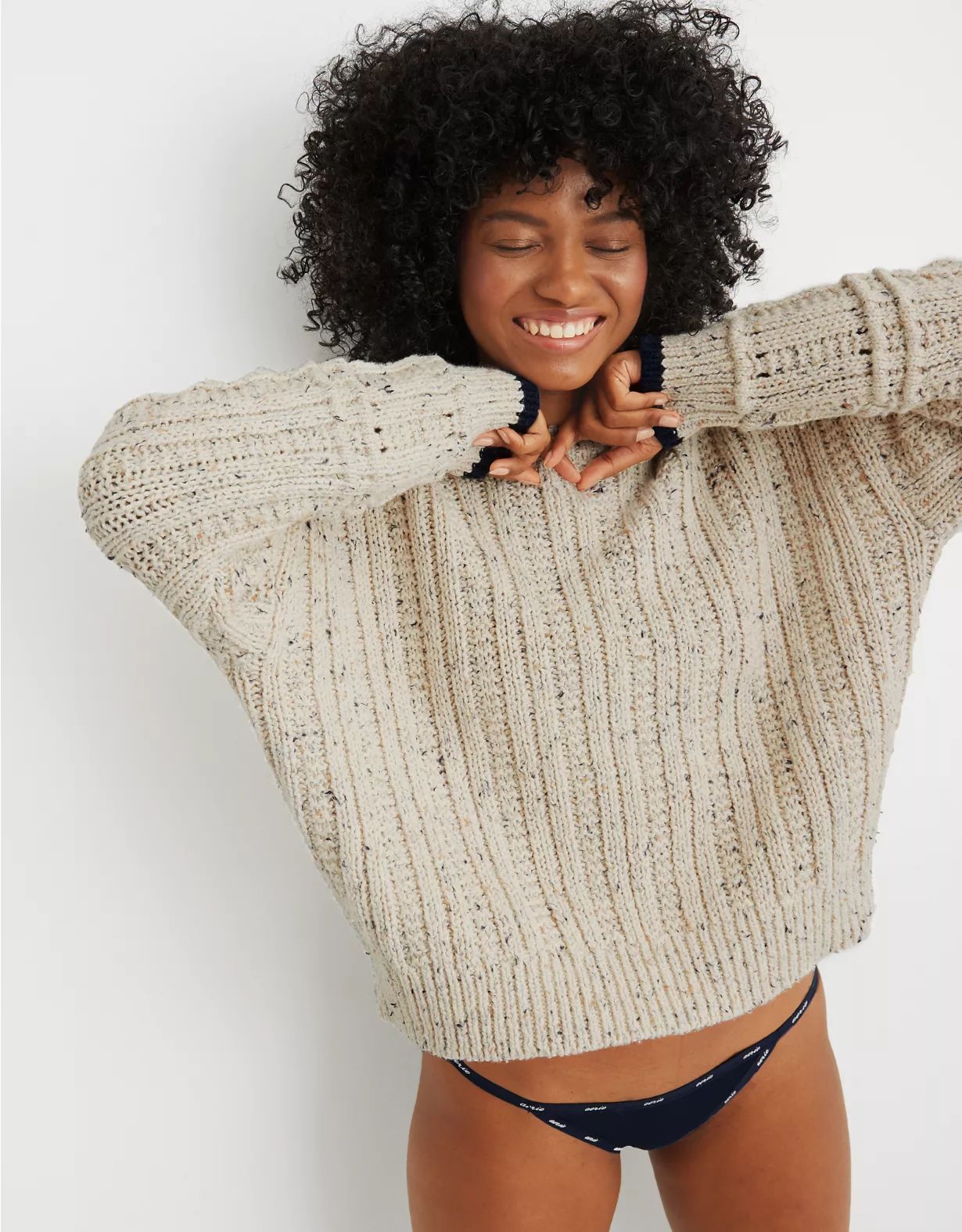 Aerie Ivy Crew Sweater | American Eagle Outfitters (US & CA)