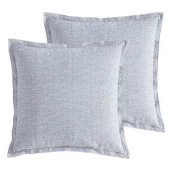 allen + roth 2-Piece 20-in x 20-in Blue Indoor Decorative Pillow | Lowe's