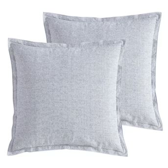 allen + roth 2-Piece 20-in x 20-in Blue Indoor Decorative Pillow | Lowe's