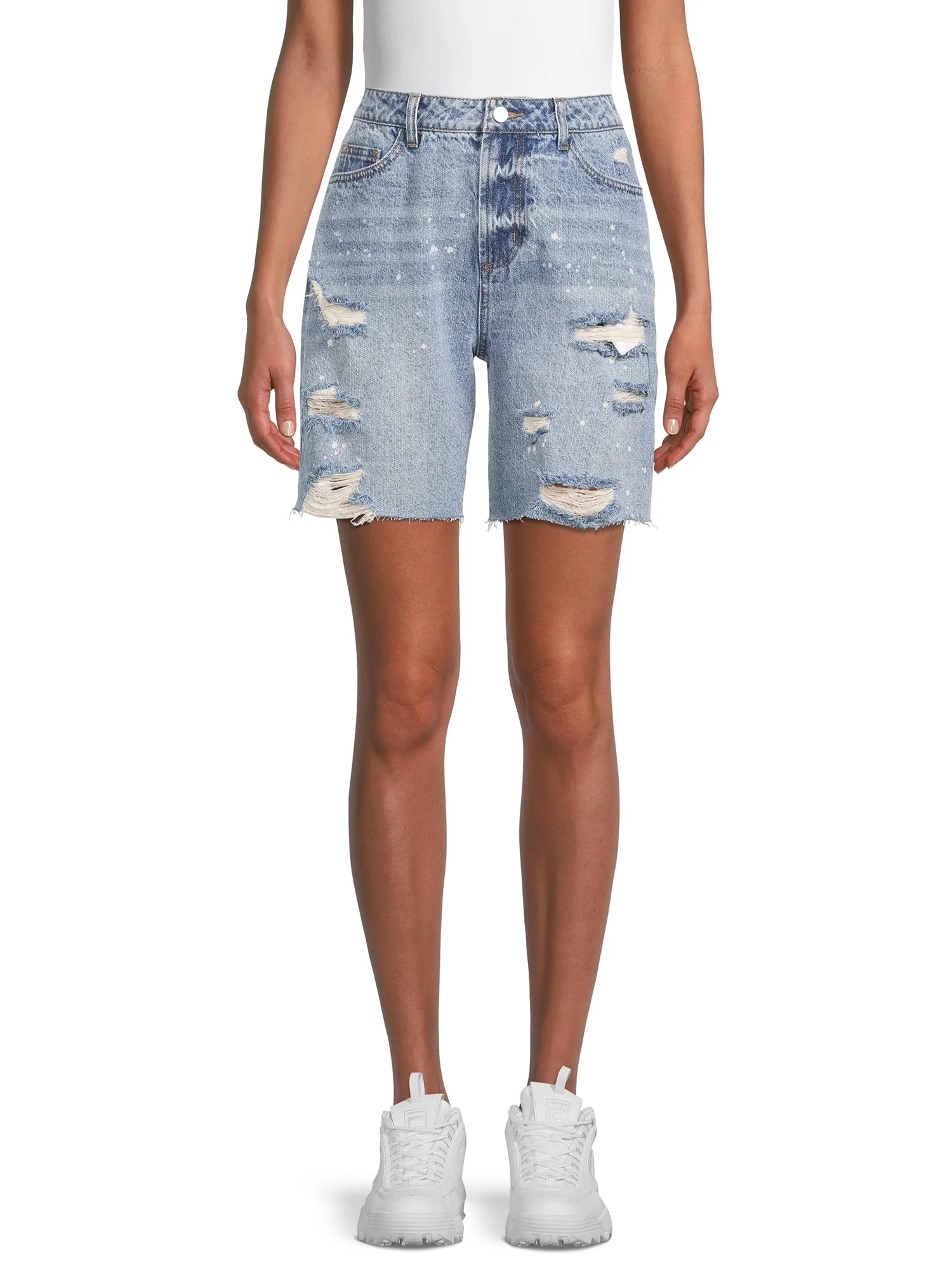 No Boundaries Juniors’ 90's Boyfriend Shorts | Walmart (US)