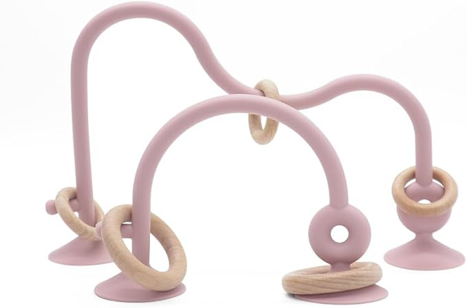 High Chair Toys with Suction Cups for Infant Toddlers,Food Grade Silicone Teething Toy for Kids 6... | Amazon (US)