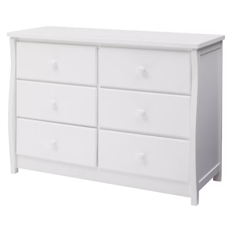 Delta Children Clermont 6-Drawer Dresser - Bianca | Target