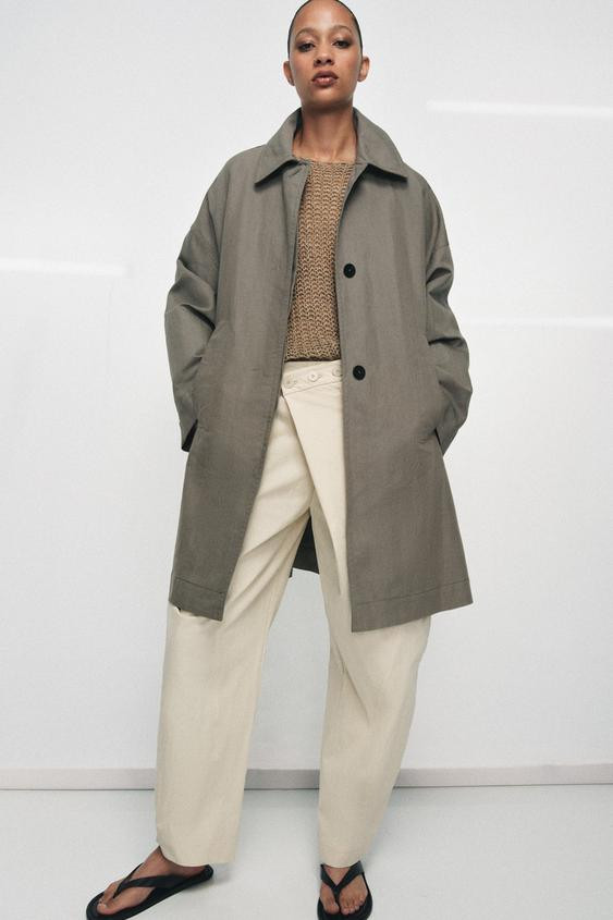 ZW COLLECTION OVERSIZED TRENCH | Zara US