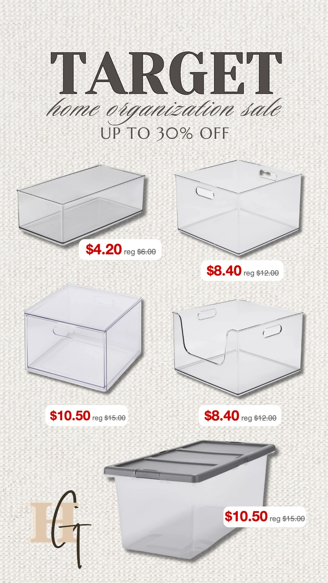 These Brightroom storage containers are my go to for all over the house! ✨🏡

A bunch of them are 30% off right now and are perfect in the pantry, bathroom, truly anything! 🙈

home / organization / target / storage / home sale / Holley Gabrielle 

 #LTKSeasonal #LTKHome #LTKSaleAlert