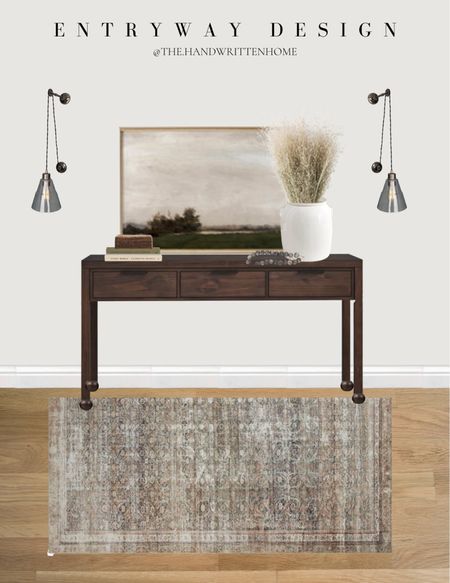 Entryway Design

Love the dark wood console table for a way to ground the space! Add ball feet to the table for a vintage vibe!

Amber interiors
McGee
Wayfair
Loloi
CLJ new rug
Wall sconce

#LTKsalealert #LTKstyletip #LTKhome