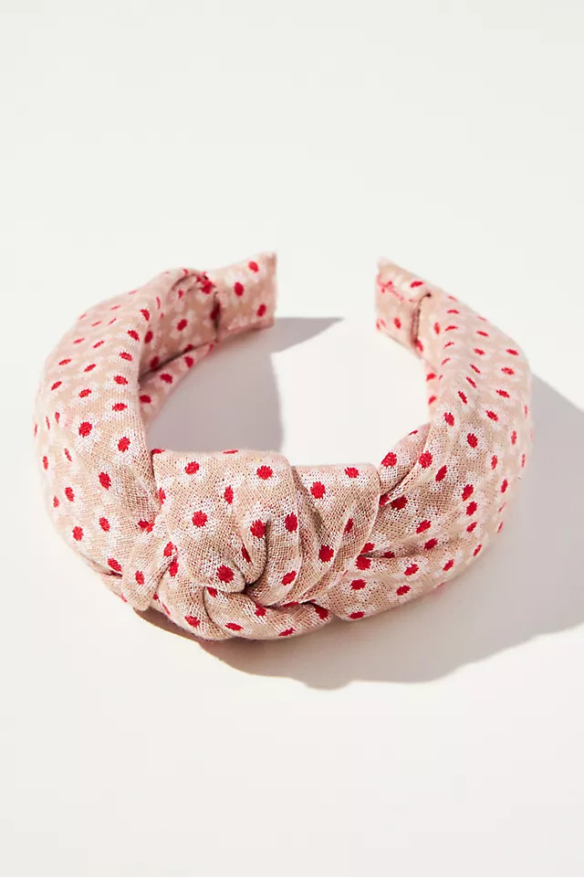 Floral Knotted Knit Headband | Anthropologie (US)