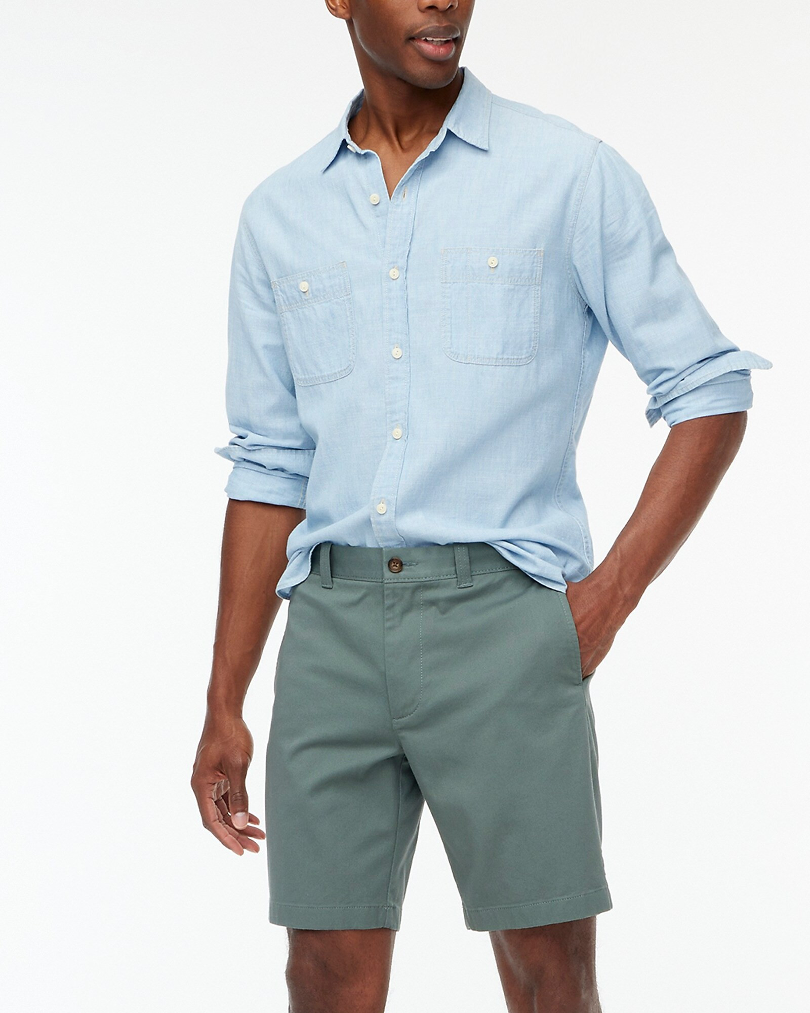 9" flex khaki short | J.Crew Factory