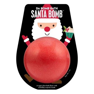 Da Bomb Bath Fizzers Santa Bath Bomb - 7oz | Target