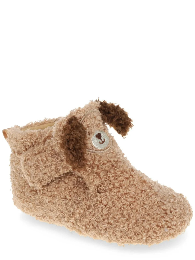 Wonder Nation Baby Boys Puppy Slippers - Walmart.com | Walmart (US)