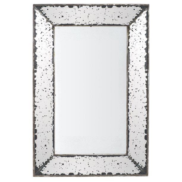 A&B Home Antique-Look Frameless Wall Mirror | Walmart (US)