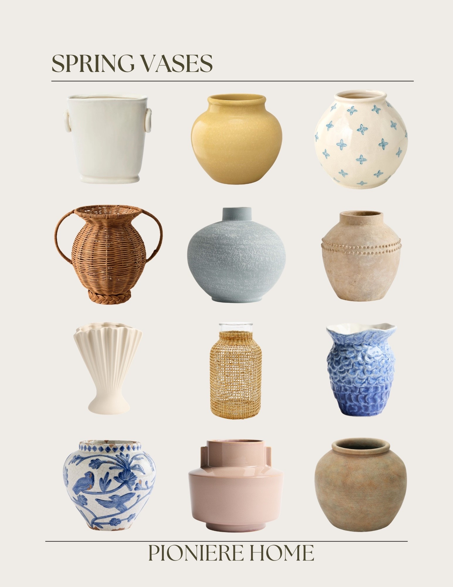 Spring vases. Woven vase, spring decor, shelf decor, ceramic vases, blue and white vases

#LTKSaleAlert #LTKHome #LTKSeasonal