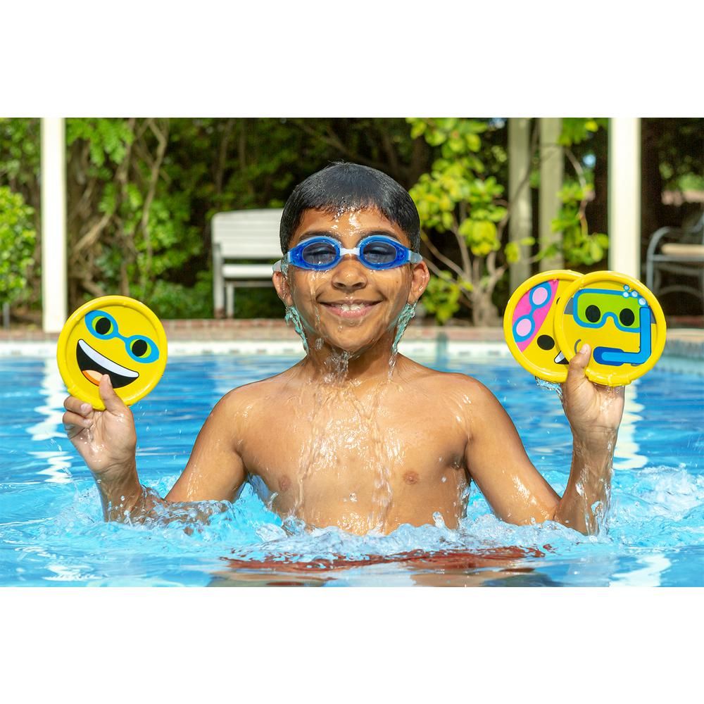 Poolmaster Emoji Dive Discs Swimming Pool Dive Toys (Pack of 3), Multi | The Home Depot