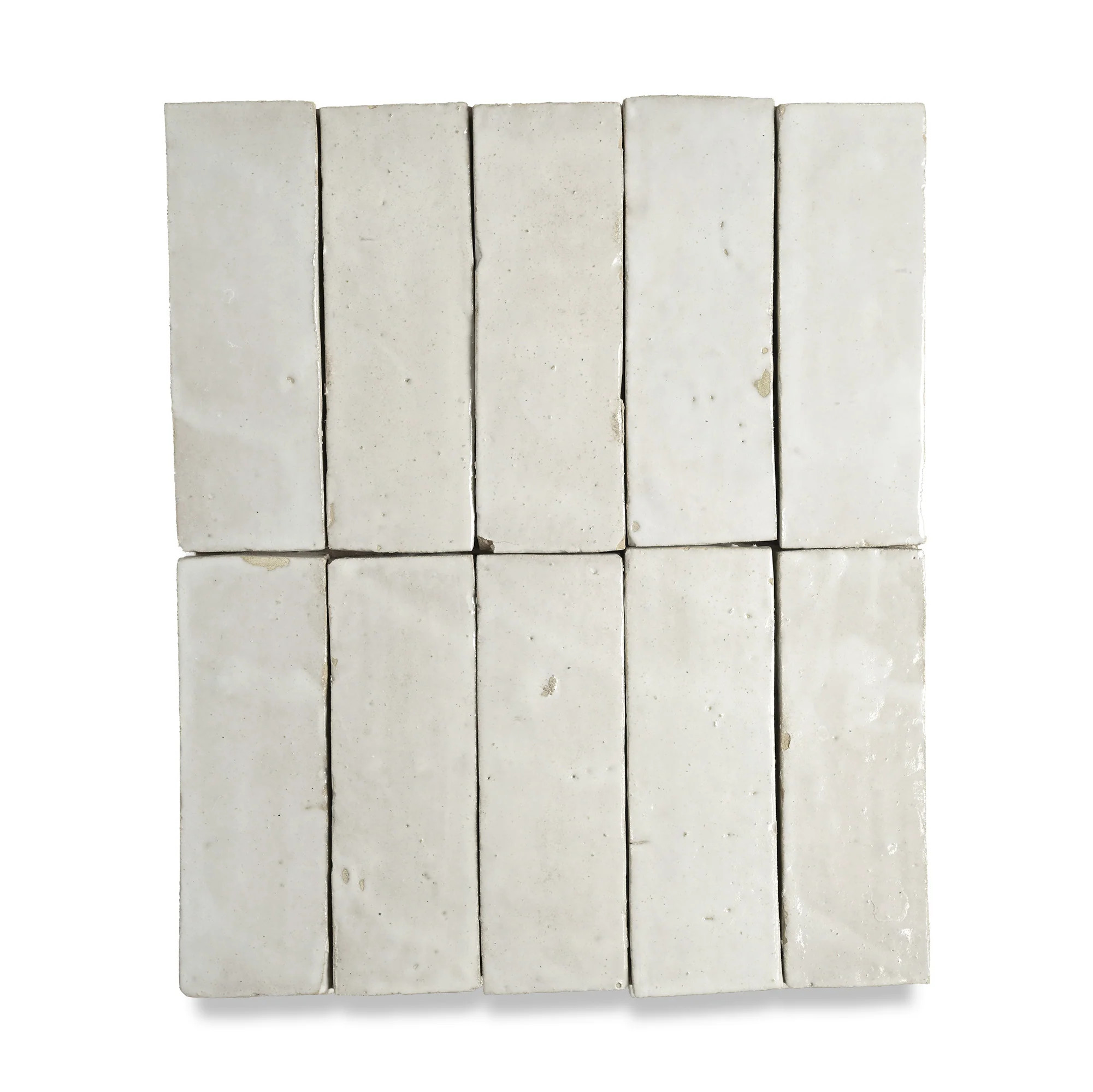 Magnolia White Zellige Tile 2x6 Bejmat: Enhance Your Space | Lili Tile (US)