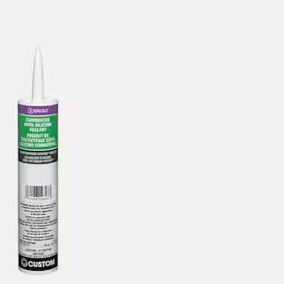Commercial #640 10.1 oz. Arctic White Silicone Caulk | The Home Depot