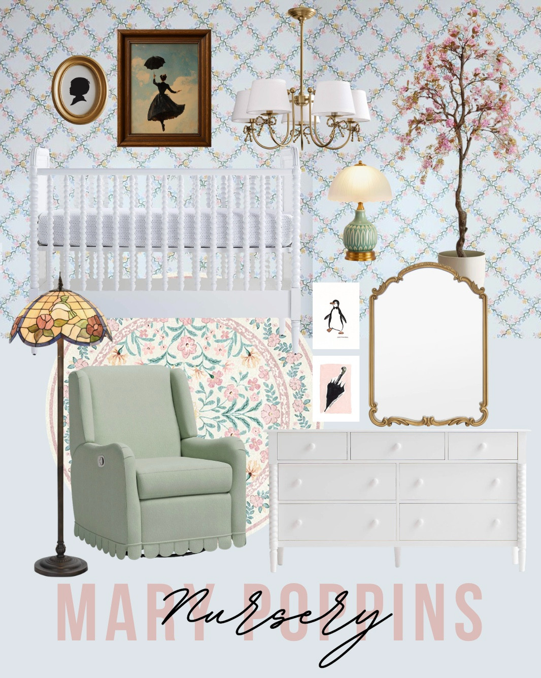 A Disney Mary Poppins Nursery for your sweet girl.

I still love Mary Poppins so this is also a lovey nostalgic space for Mom and Dad. 

 #LTKmomlife #LTKHome #LTKBaby