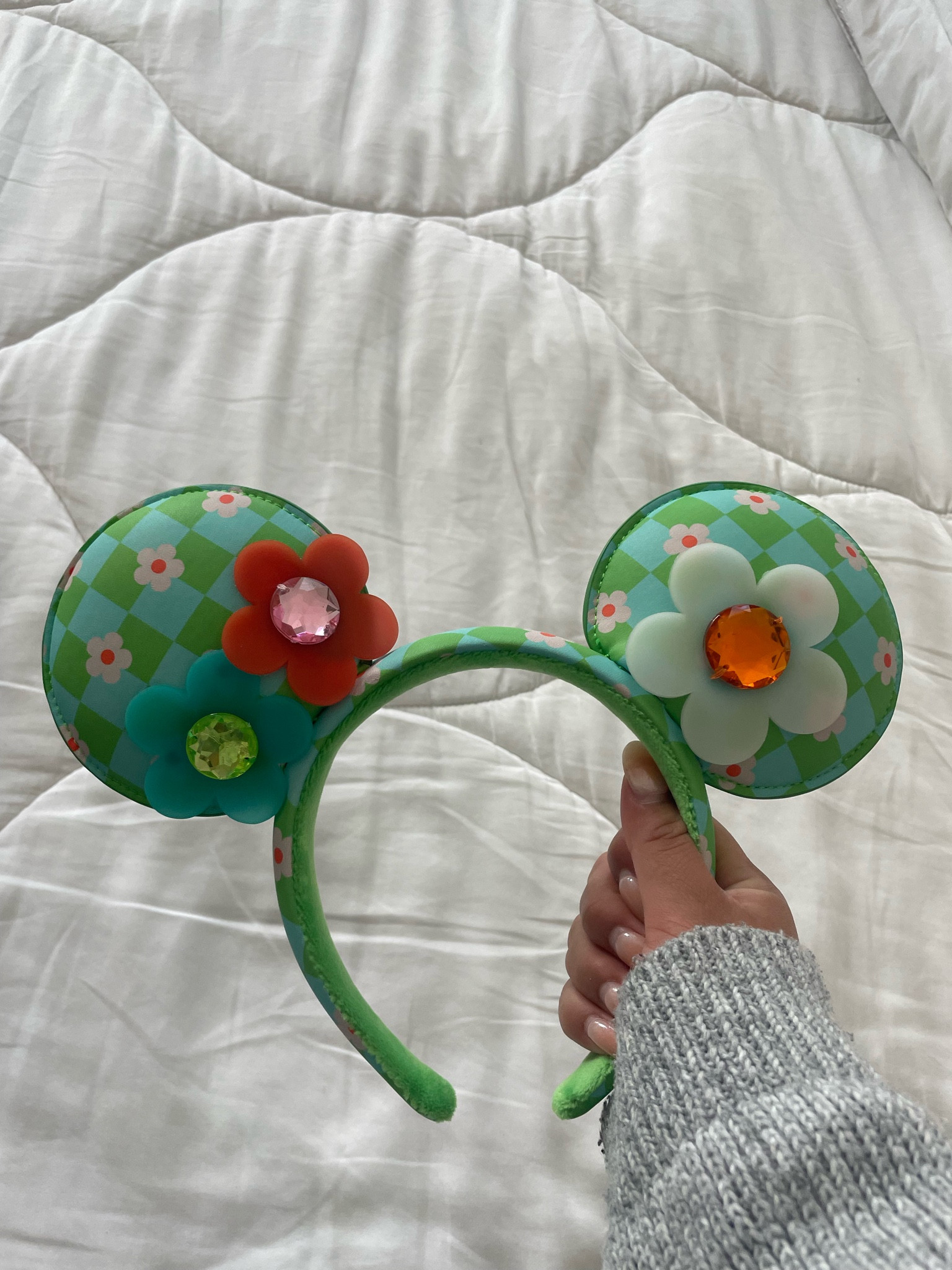 Spring flower Minnie ears 
