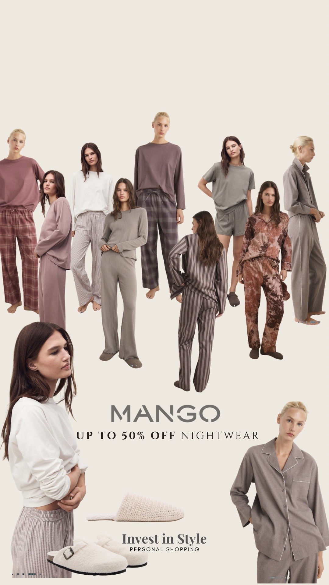 A shout out to the Mango nightwear 
Beautiful dusky shades 
100% cotton 
Great for gifting 
50% off selected styles 
Prices starting from £23 for a 2 piece set . 

#ad 
Mango pyjamas 
Nightwear 
Gift ideas 
Sale 

#LTKsale #LTKgiftguide #LTKCyberWeek