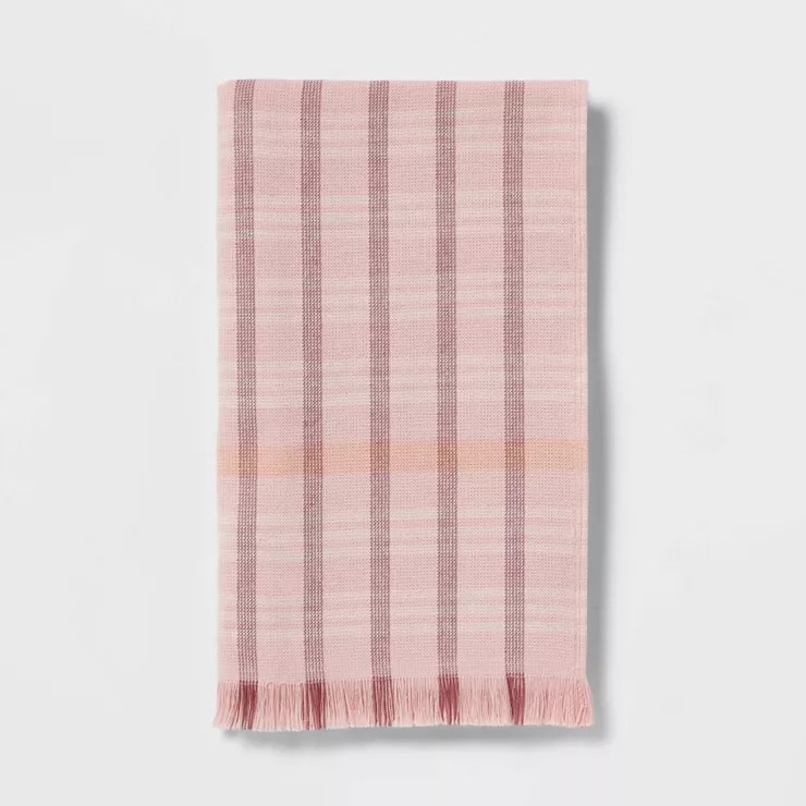 Plaid Easter Hand Towel Pink - Threshold™ | Target