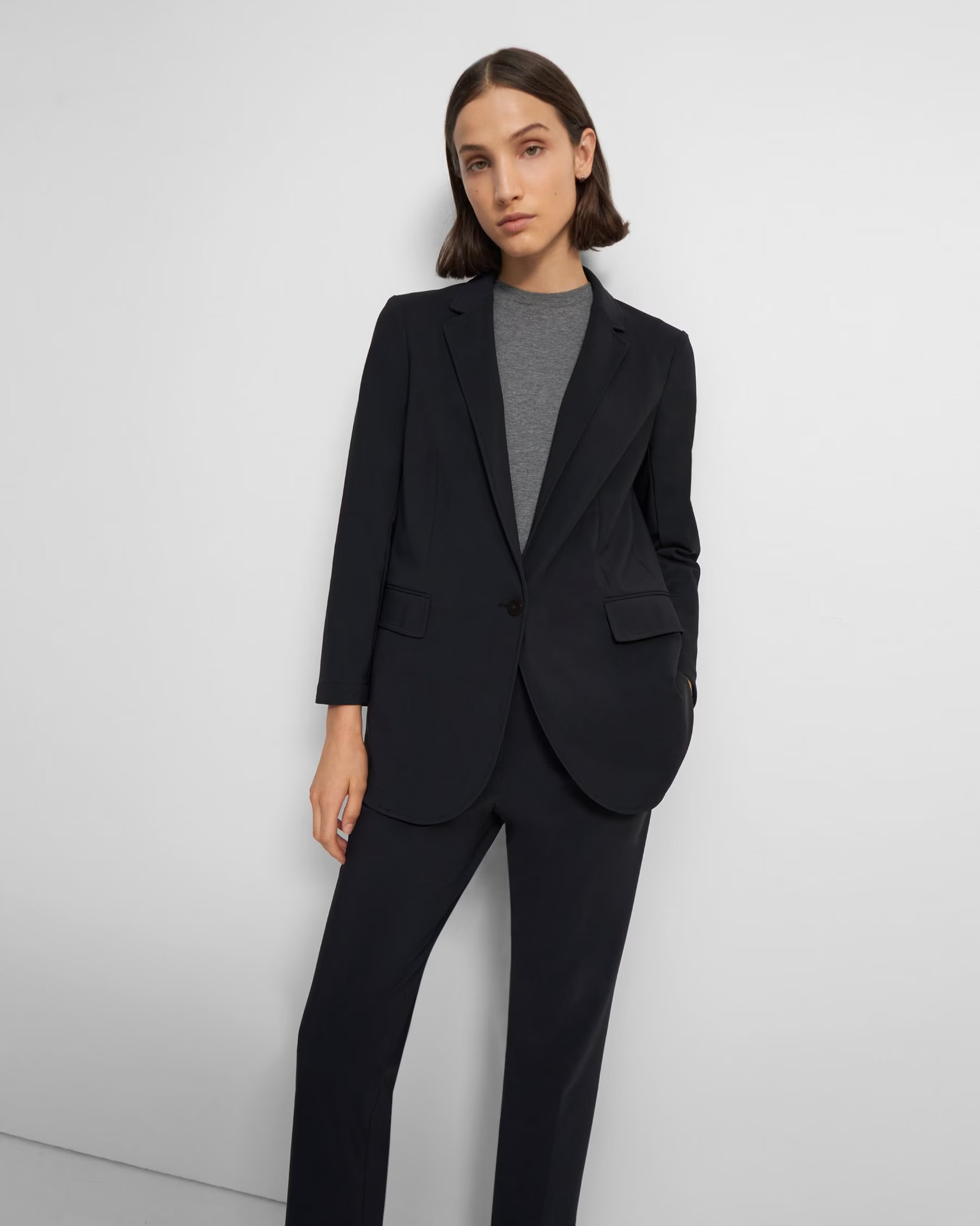 Casual Blazer in Precision Ponte | Theory