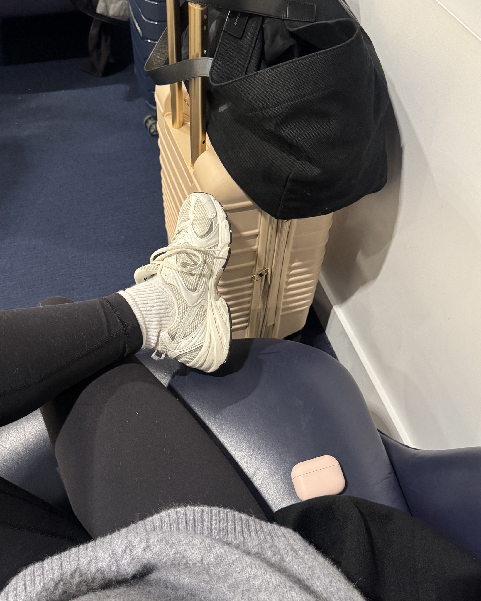 My daily croissant has begun 😇🥐

Comfy travel outfit! These new balance sneakers are so comfy - this is the sea salt/sandstone combo I linked in a few places that have sizes left

Sizing:
Coat - sized down, runs big, XXS regular length
Sweater - sized up for relaxed fit, S
Long sleeve - old, linked similar
Align leggings - tts, 4
Sneakers - run a little big but I stuck with my true size 

#LTKTravel #LTKFindsUnder100 #LTKPetite