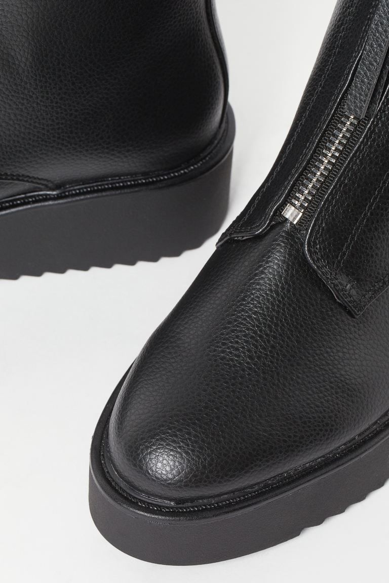 Zip-front Boots | H&M (US + CA)