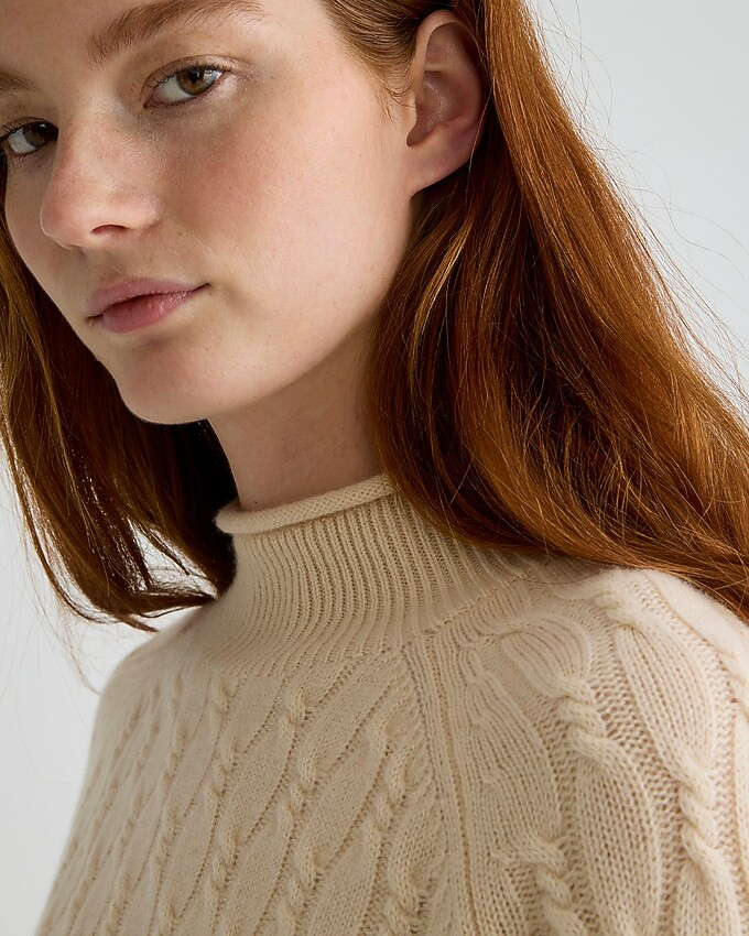 newCashmere shrunken cable-knit Rollneck™ sweaterItem BS959$178.00or 4 payments of $44.50 withC... | J. Crew US