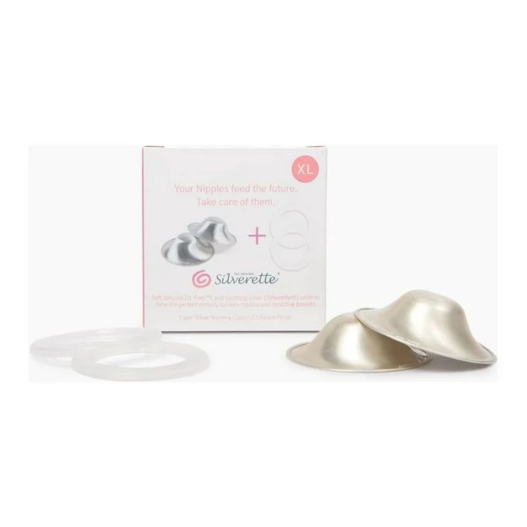 Silverette Original Silver Nursing Cups - Soothe and Protect Your Nursing Nipples - Made in Italy | Walmart (US)