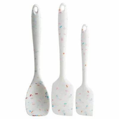 Trudeau White Confetti 3pc Silicone Spatula & Spoonula Set | Walmart (US)