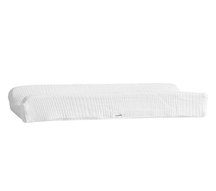 west elm x pbk Organic Matelasse Changing Pad Cover | Pottery Barn Kids