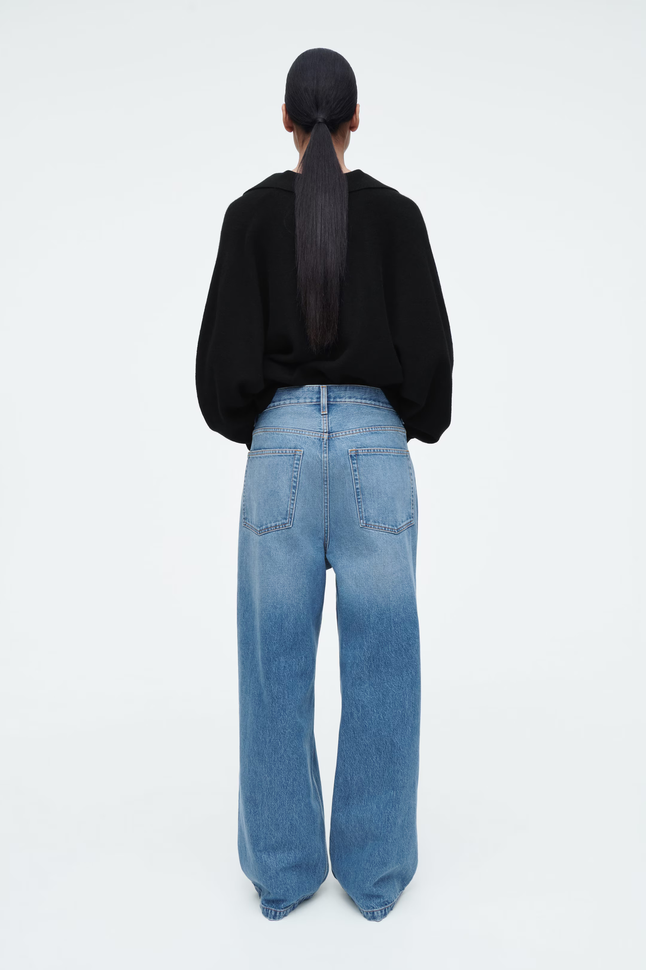 VOLUME WIDE-LEG JEANS - TRUE BLUE | COS (EU)