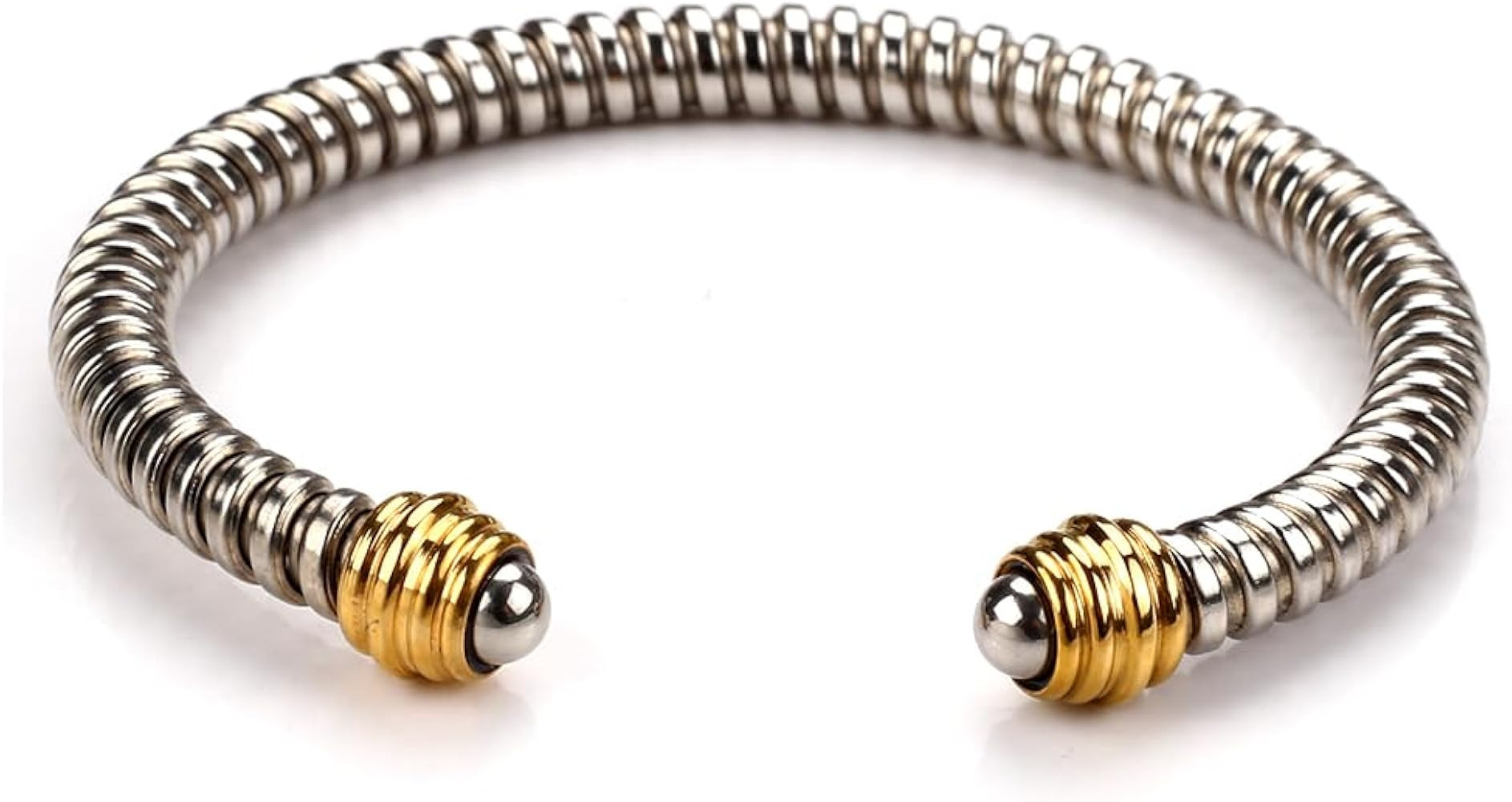 Dorriss Cable Wire Cuff Bracelets for Women Crystal Bangle Bracelet Stainless Steel Twisted Jewel... | Amazon (US)