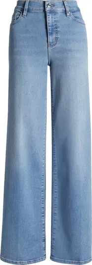 FRAME Le Slim Palazzo High Waist Wide Leg Jeans in Femma at Nordstrom, Size 33 | Nordstrom