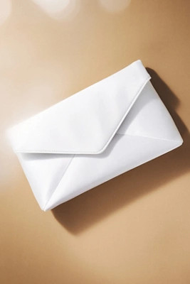 By Anthropologie Weddings Satin Envelope Clutch | Anthropologie (US)