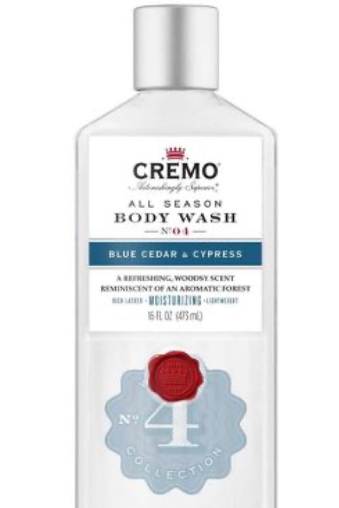 Cremo Body Wash in Blue Cedar & Cypress 

#LTKsalealert #LTKbeauty #LTKstyletip