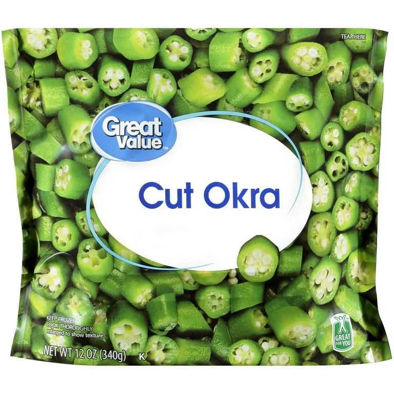 Great Value Cut Okra, Frozen, 12 oz - Walmart.com | Walmart (US)