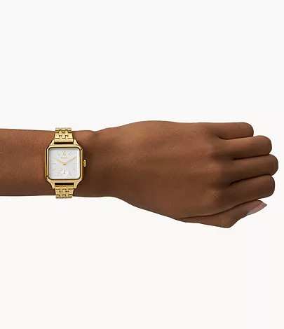 Colleen Three-Hand Gold-Tone Stainless Steel Watch | Fossil (US)