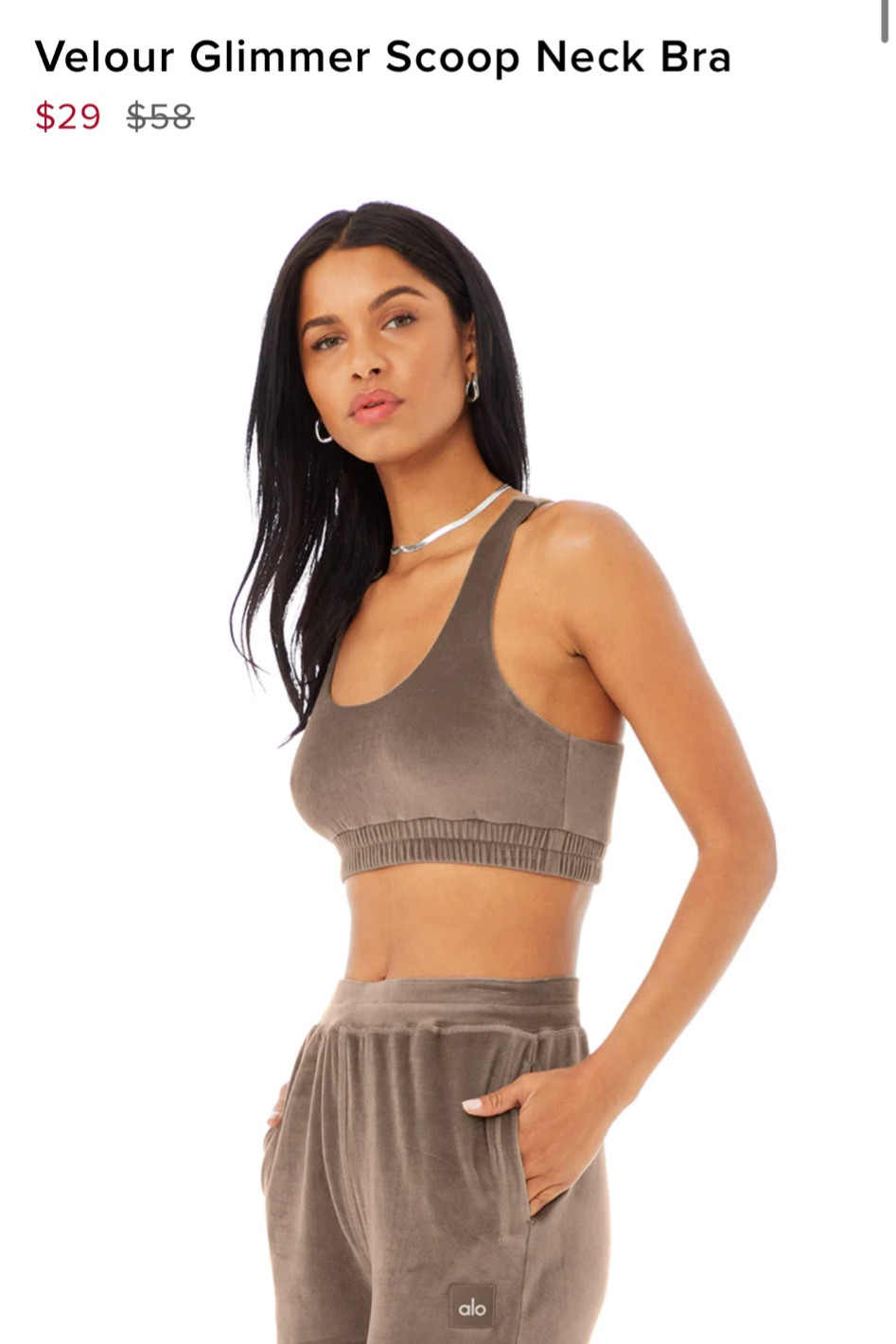 This Alo velour suit on major sale 🤍 

#LTKSeasonal #LTKunder50 #LTKsalealert