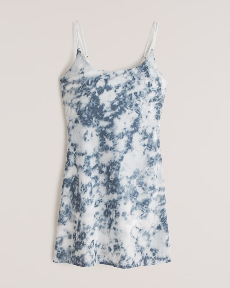 Traveler Mini Dress Dresses Blue Dress Spring Dress Pastel Spring Outfits Resort Wear Resort Dress | Abercrombie & Fitch (US)