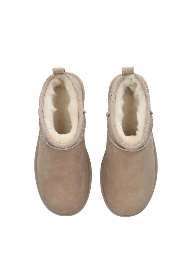 UGG Classic Ultra Mini Beige Suede Ankle Boots | Ankle Boots | Fenwick | Fenwick