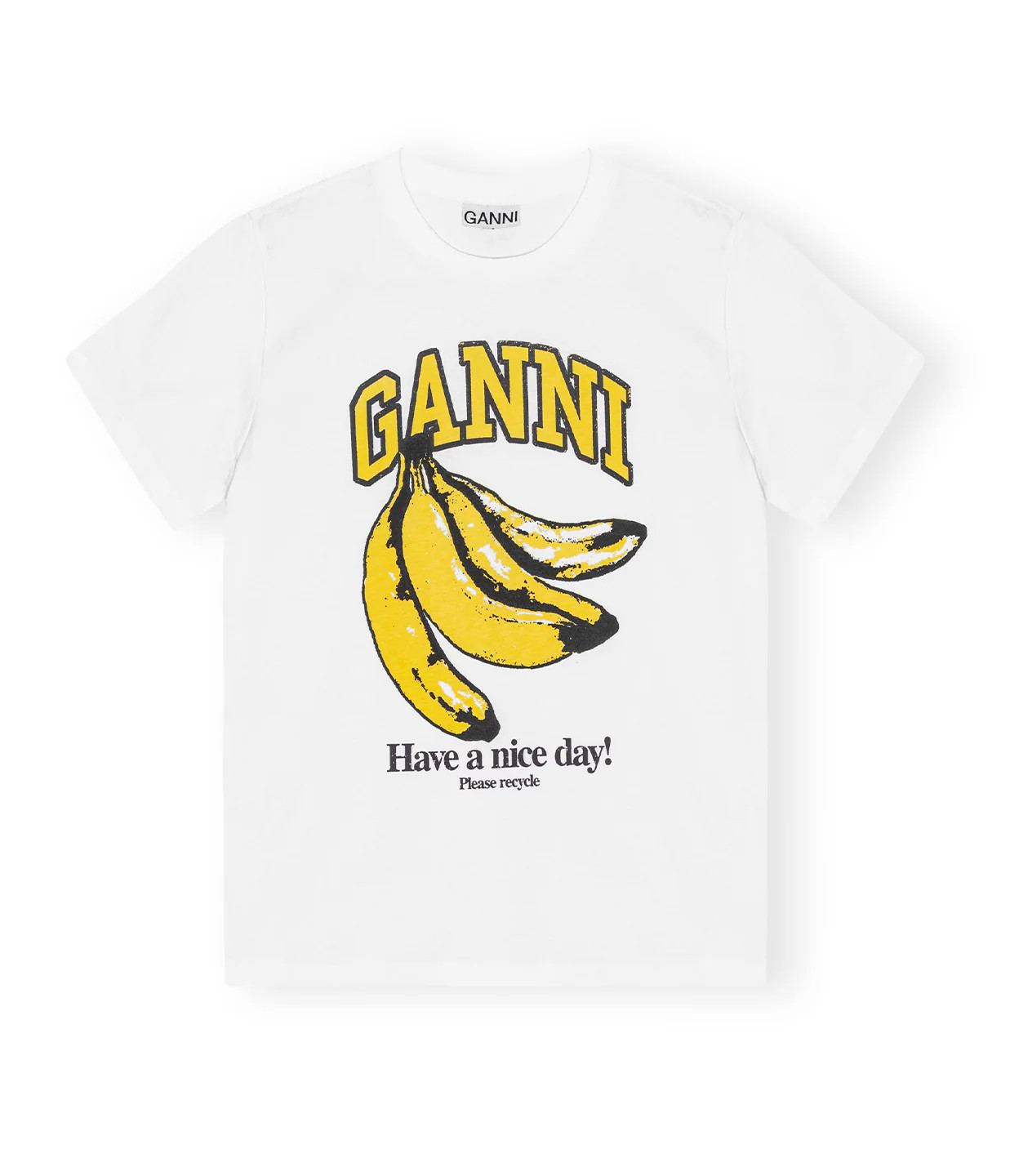 Banana Relaxed T-shirt in Bright White | Mode Sportif