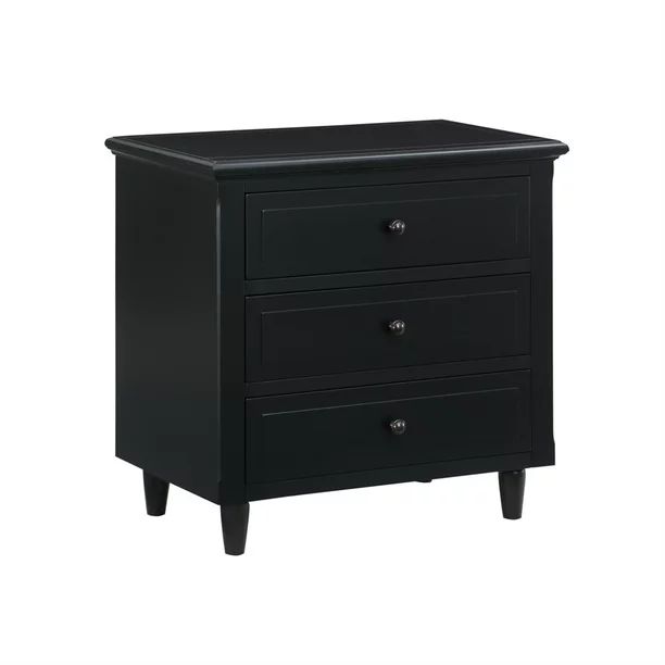 Nightstand Standing Organizer with 3-Drawer, Wooden Bedside Table, Accent End Table Chest Dresser... | Walmart (US)
