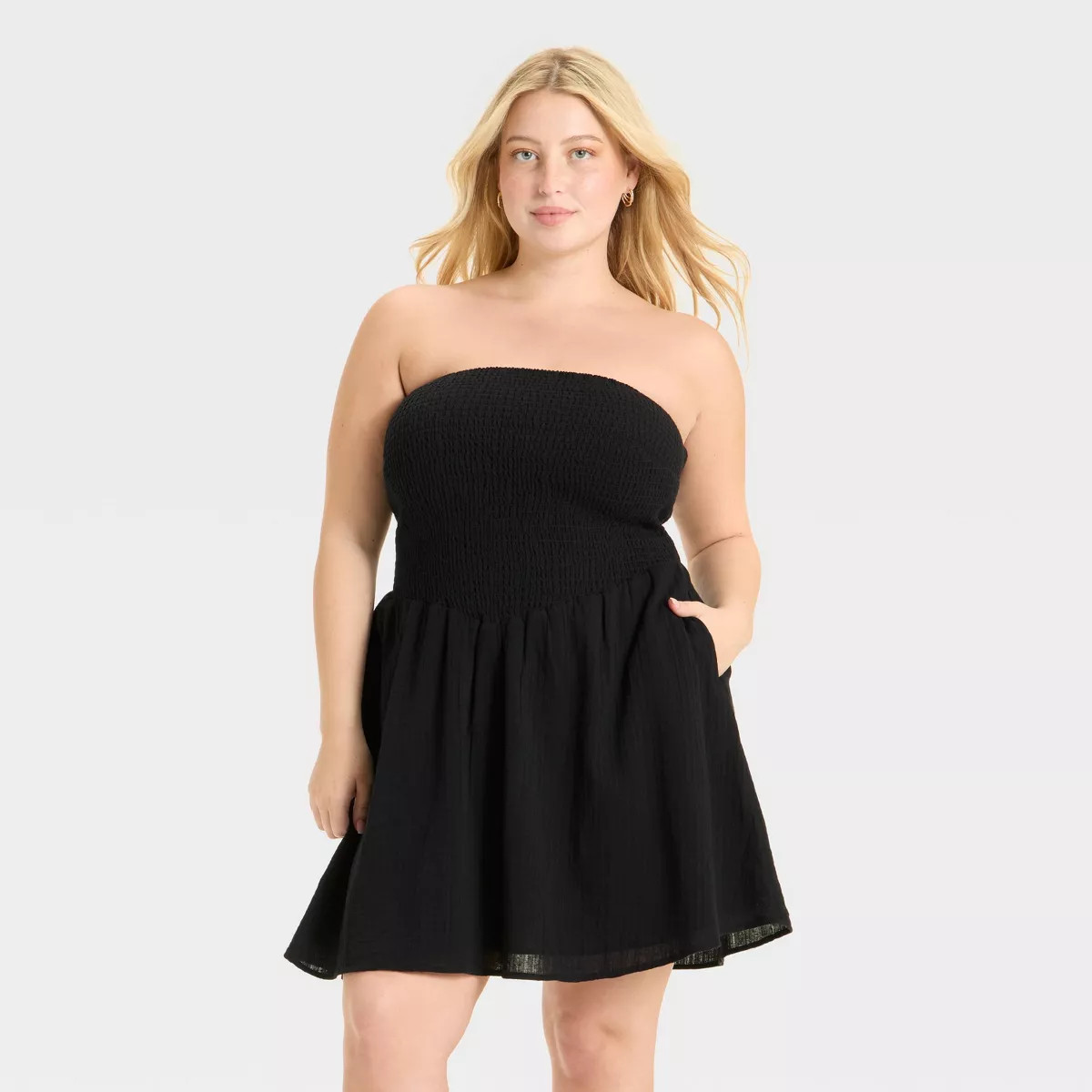 Women's Smocked Crinkle Gauze Mini Sundress - Universal Thread™ | Target